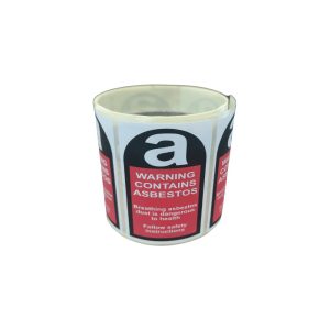 label 'warning contains asbestos' (copy)